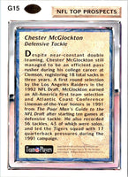 1992 Upper Deck Chester McGlockton #G15
