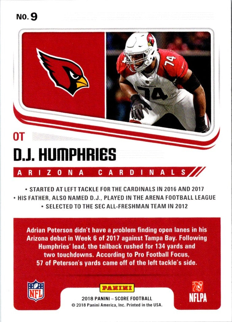 2018 Score D.J. Humphries
