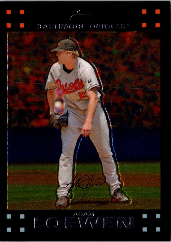 2007 Topps Chrome Adam Loewen #40