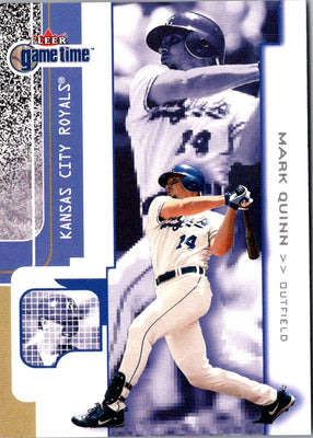 2001 Fleer Game Time Mark Quinn #72