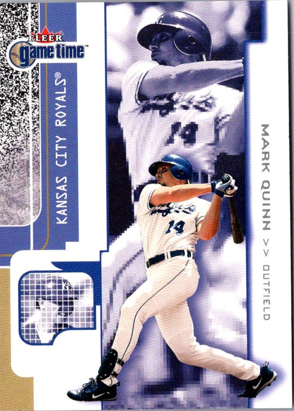 2001 Fleer Game Time Mark Quinn #72