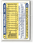 1987 Topps Tiffany Terry Pendleton