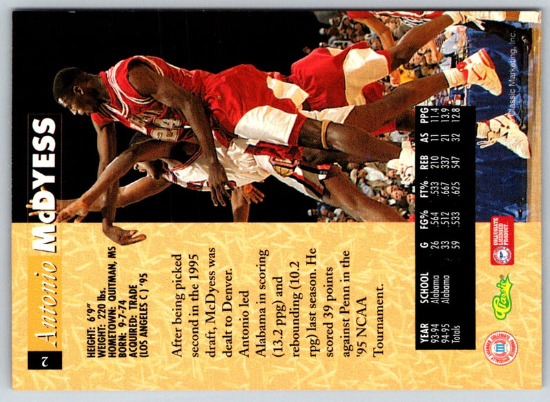 1995 Classic Antonio McDyess