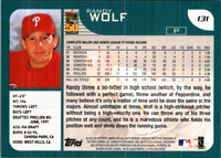 2001 Topps Randy Wolf #131