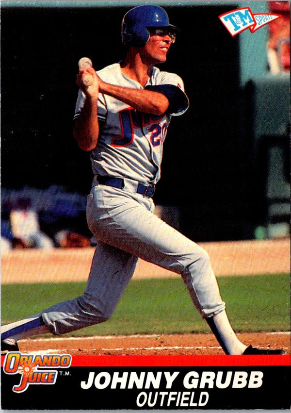 1989 T&M Senior League Johnny Grubb #42