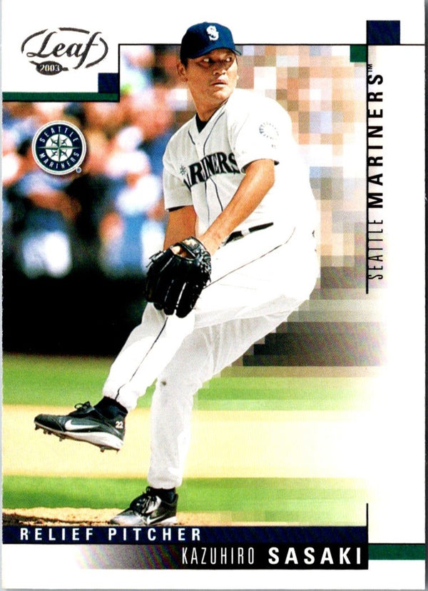 2003 Leaf Kazuhiro Sasaki #101