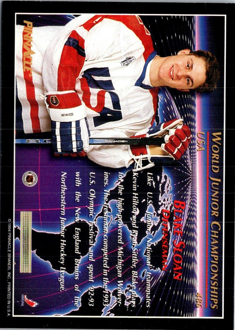 1993 Pinnacle Canadian Blake Sloan