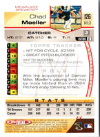 2005 Topps Total Chad Moeller #126