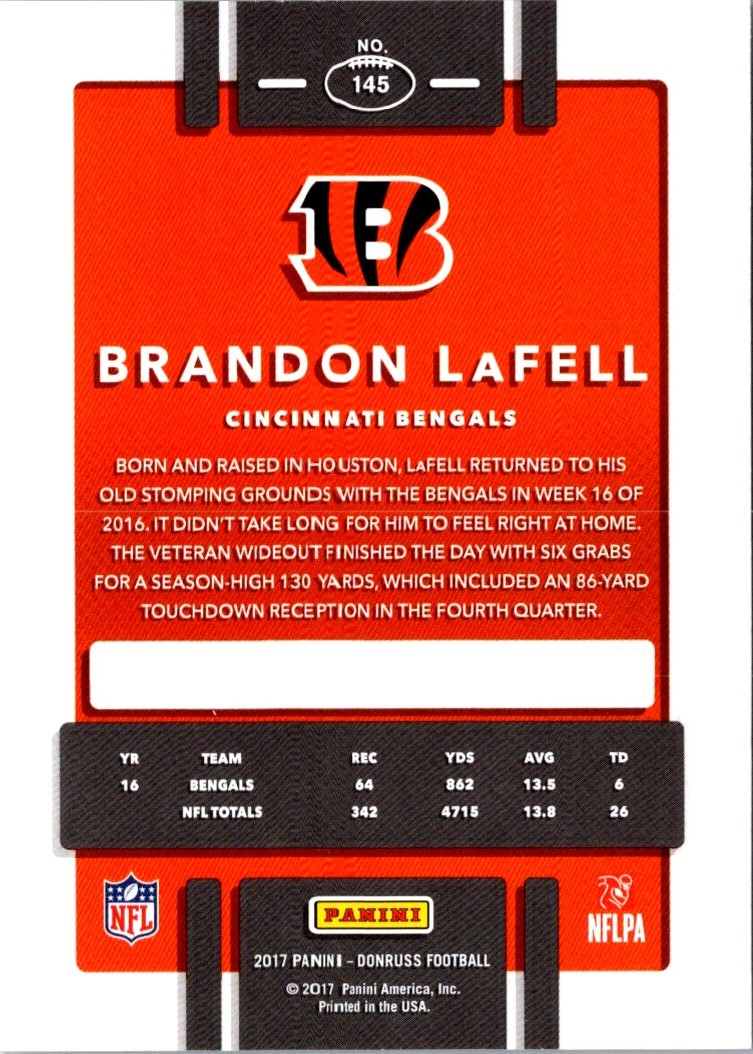 2017 Donruss Brandon LaFell