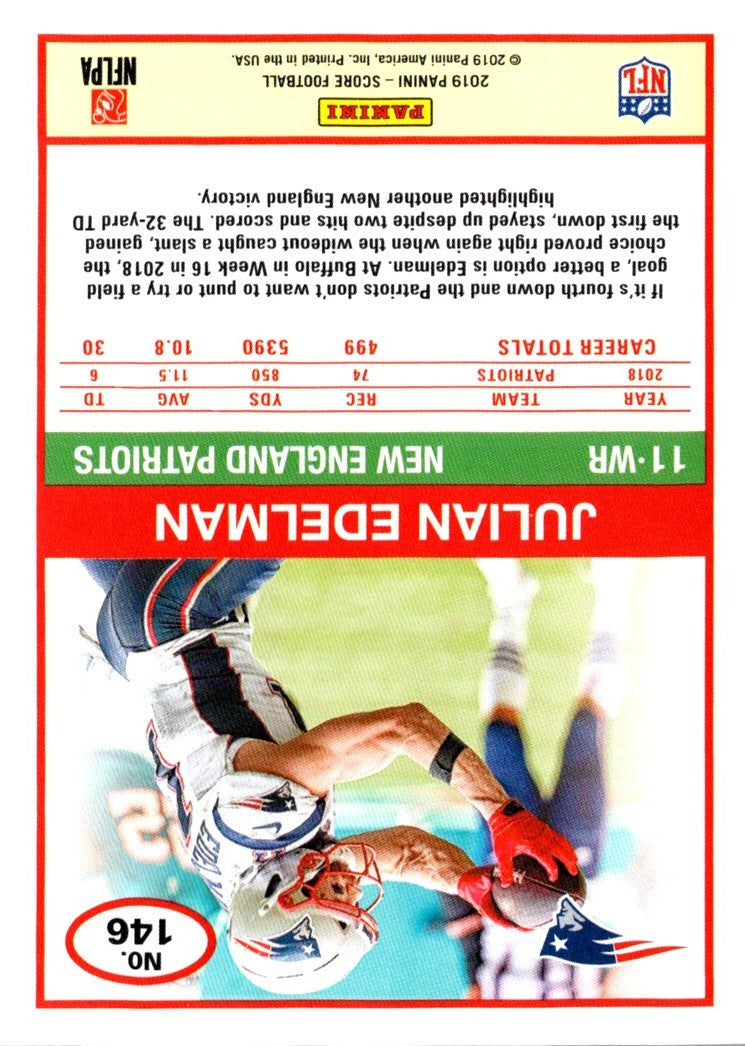 2019 Score Julian Edelman