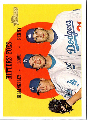 2008 Topps Hitters' Foes (Johnny Podres/Clem Labine/Don Drysdale) #262