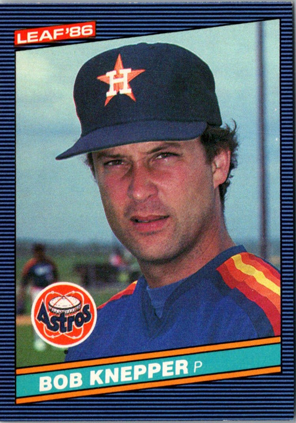 1986 Leaf Bob Knepper #90