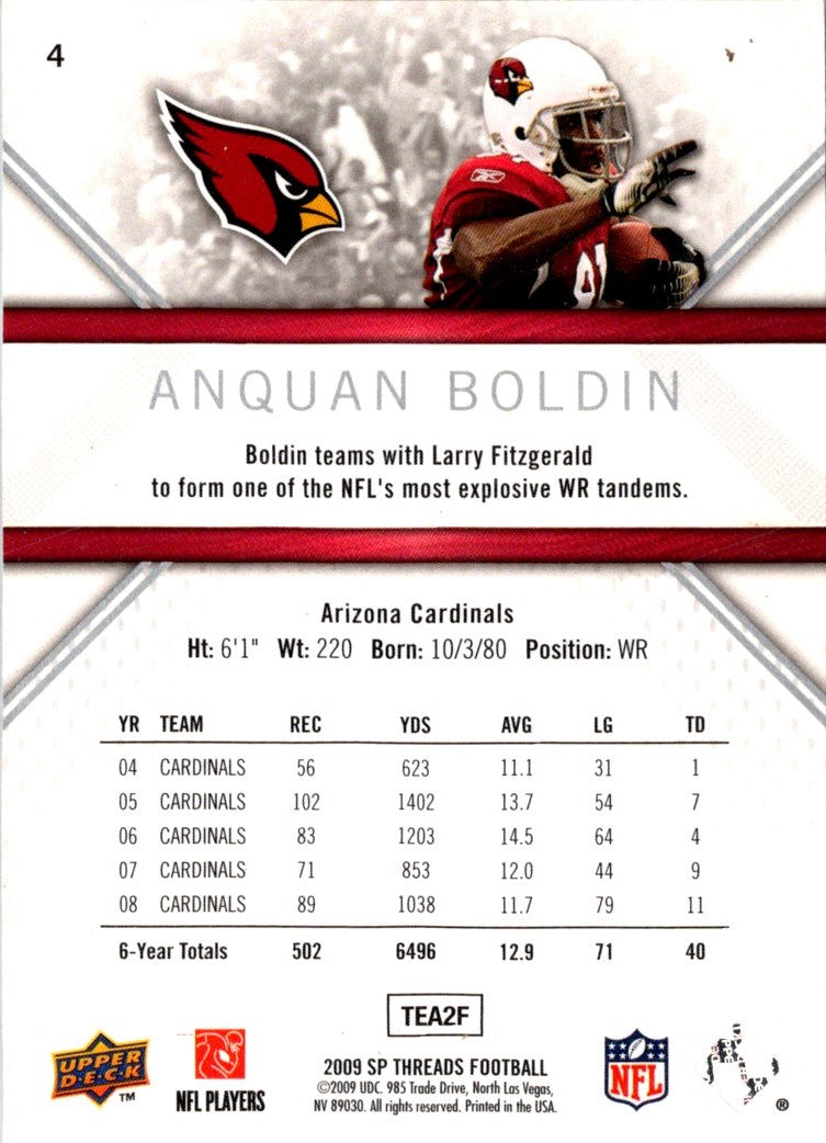 2009 Upper Deck Anquan Boldin