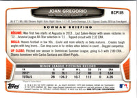 2013 Bowman Chrome Prospects Joan Gregorio #BCP185