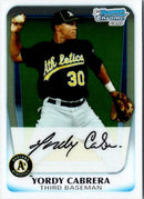 2011 Bowman Chrome Prospect Yordy Cabrera