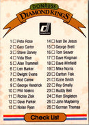 1982 Donruss Diamond Kings Checklist 1-26