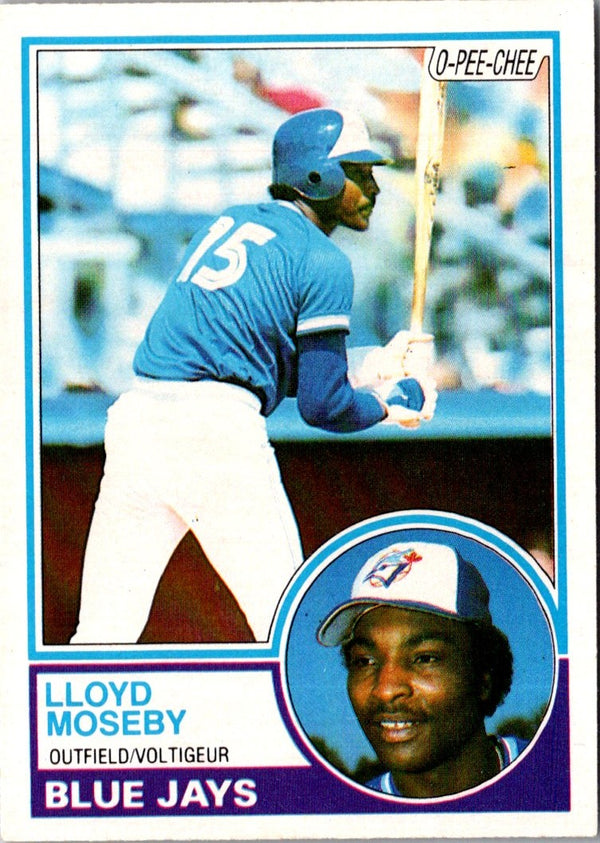 1983 O-Pee-Chee Lloyd Moseby #124