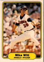 1982 Fleer Mike Witt #473 Rookie