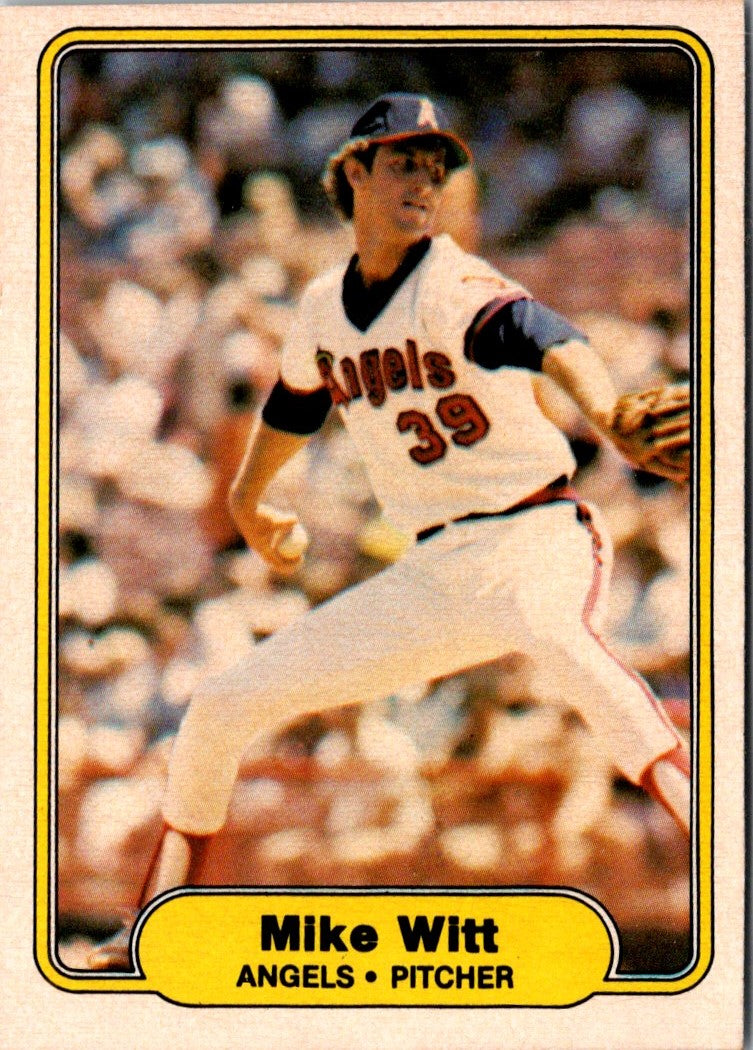 1982 Fleer Mike Witt