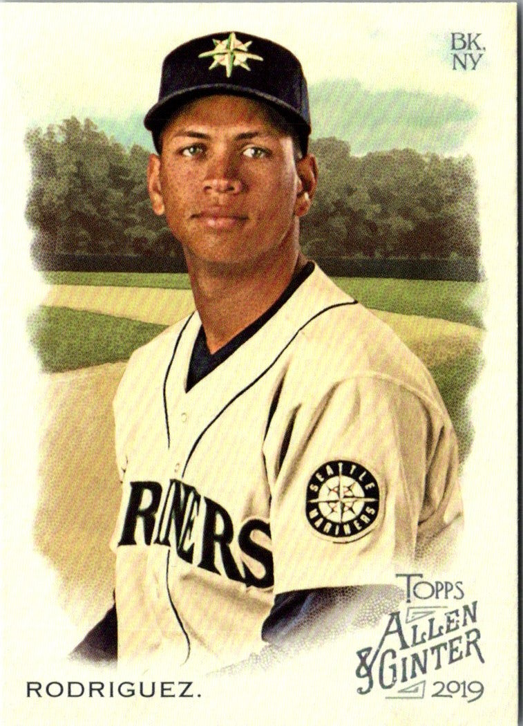 2019 Topps Allen & Ginter Alex Rodriguez