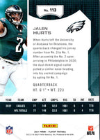 2021 Panini Playoff Jalen Hurts #113