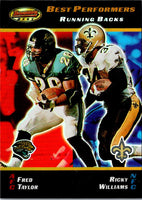 2000 Bowman's Best Fred Taylor/Ricky Williams #99