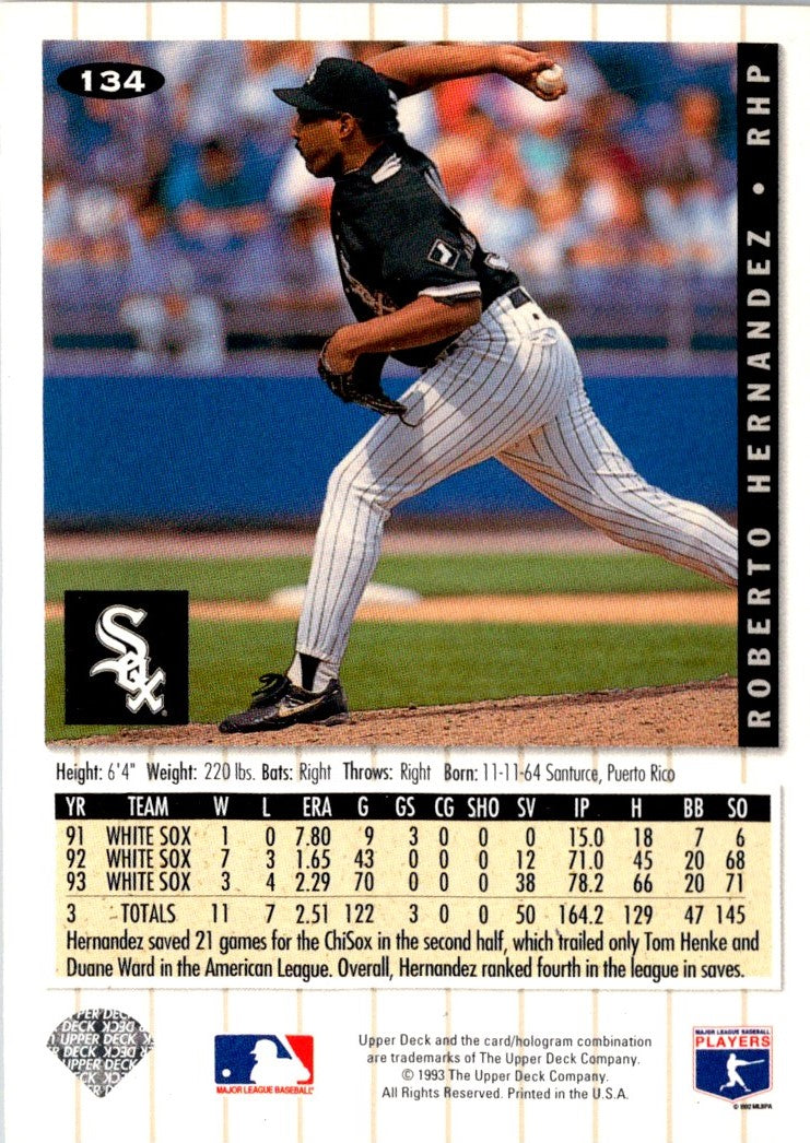 1994 Collector's Choice Silver Signature Roberto Hernandez