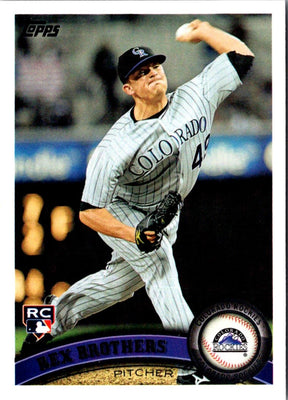 2011 Topps Update Rex Brothers #US24 Rookie