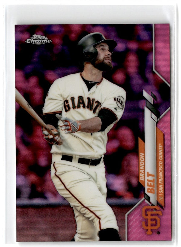 2020 Topps Chrome Refractor Brandon Belt #147