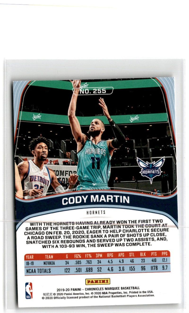 2019 Panini Cody Martin