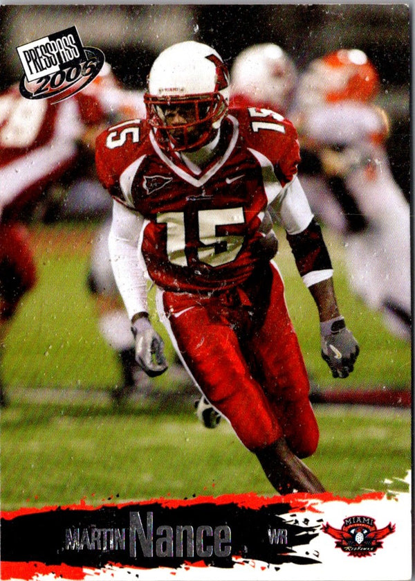 2006 Press Pass Martin Nance #26