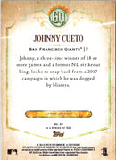 2018 Topps Gypsy Queen Red Johnny Cueto