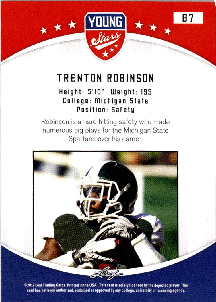 2012 Leaf Young Stars Trenton Robinson