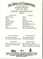 2012 Topps Allen & Ginter Drew Pomeranz #295 Rookie