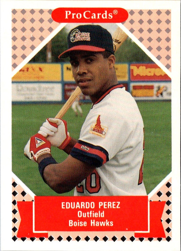 1991 ProCards Tomorrow's Heroes Eduardo Perez #39