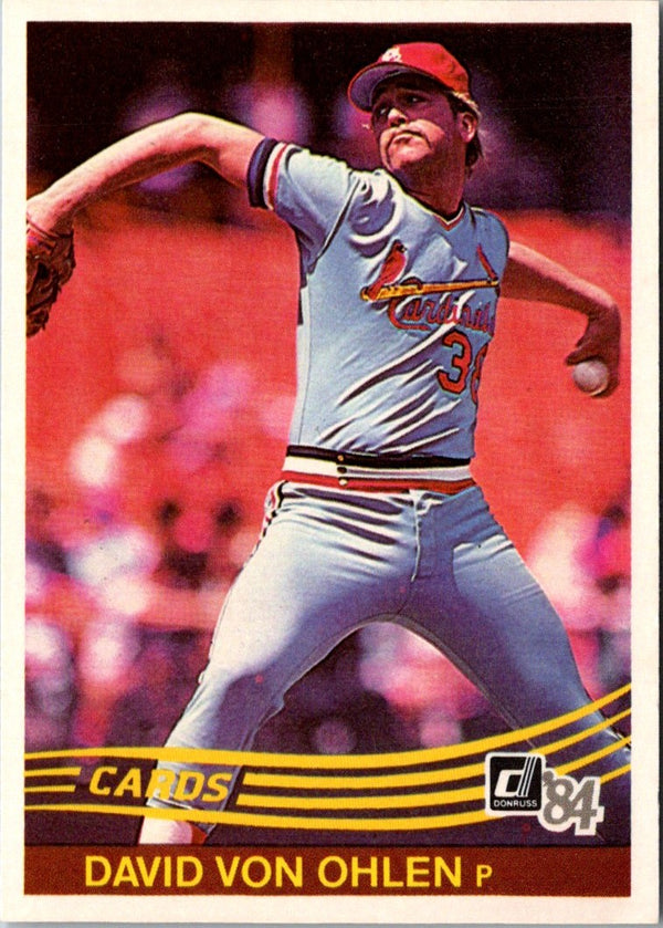 1984 Donruss Dave Von Ohlen #205 Rookie