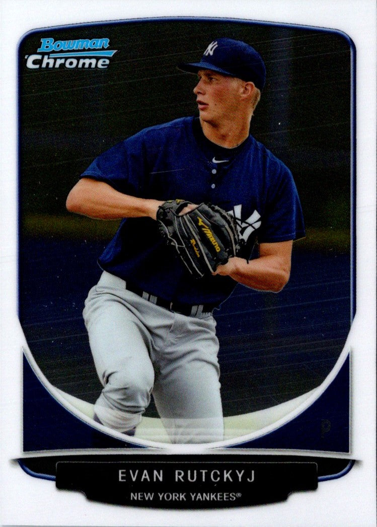 2013 Bowman Chrome Prospects Evan Rutckyj