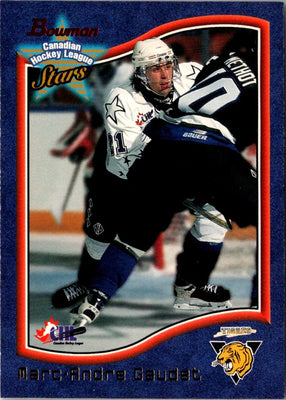 1997 Bowman CHL Marc-Andre Gaudet #66
