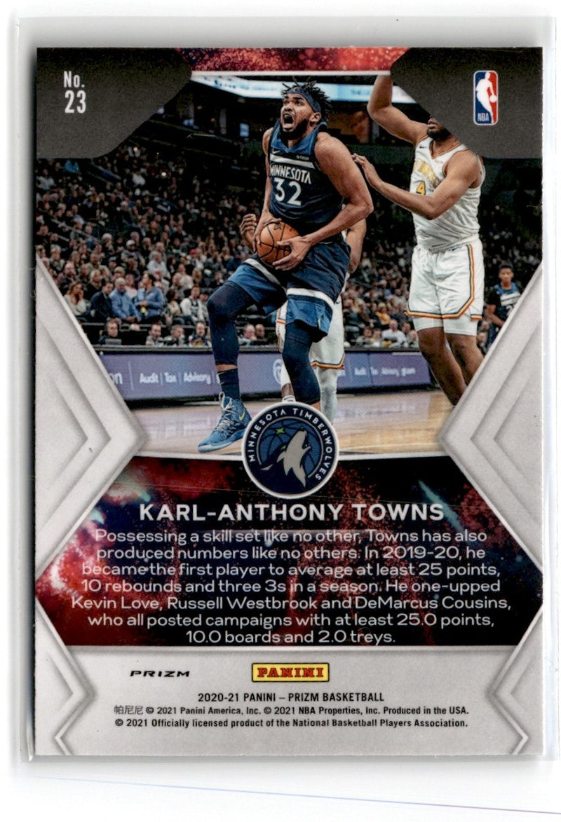 2020 Panini Prizm Fireworks Karl-Anthony Towns