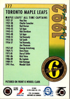 1991 O-Pee-Chee Premier Wendel Clark #177