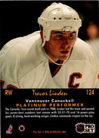 1991 Pro Set Platinum Trevor Linden #124