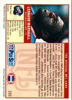 1989 Pro Set Leonard Marshall #288