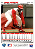 1995 Collector's Choice SE Reggie Sanders #202