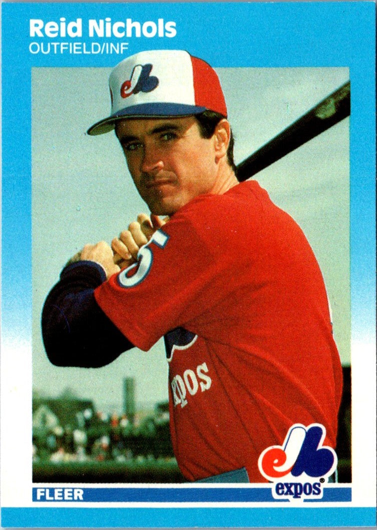 1987 Fleer Update Reid Nichols