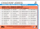 2019 Topps Crackin' Jokes