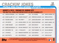 2019 Topps Crackin' Jokes #12