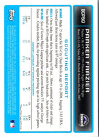 2009 Bowman Chrome Prospects Parker Frazier #BCP59