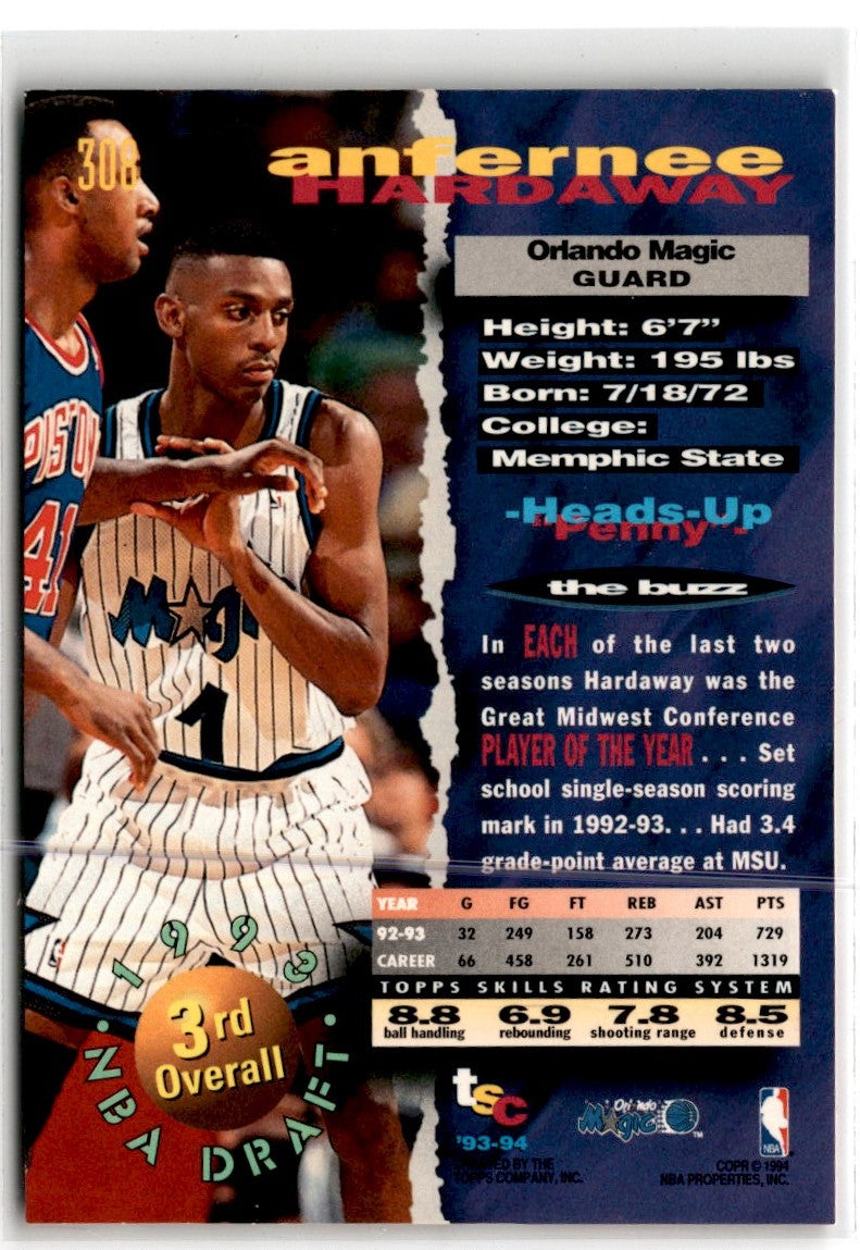 1994 Stadium Club Super Teams Orlando Magic