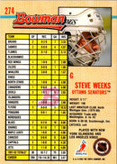 1992 Bowman Steve Weeks