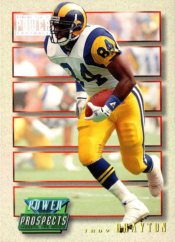 1993 Pro Set Power Update Prospects Gold Troy Drayton #PP28